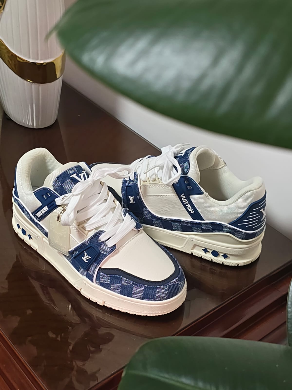 LOUIS VUITTON TRAINER BLUE