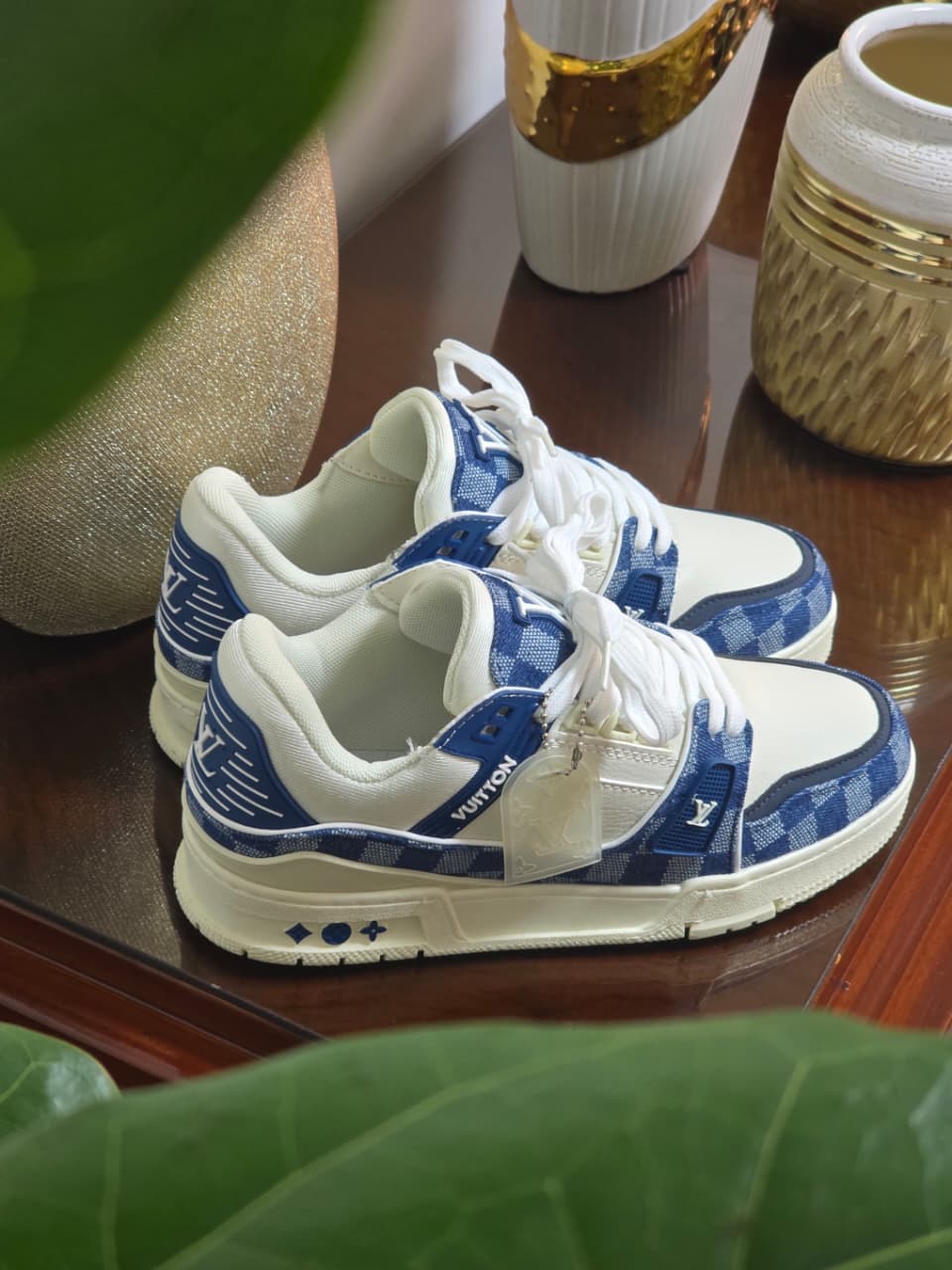 LOUIS VUITTON TRAINER BLUE